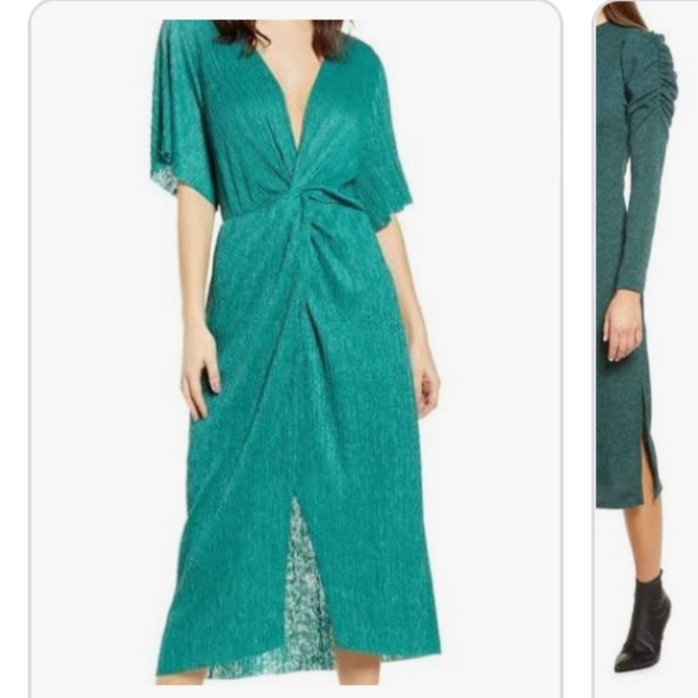 Brand new - Long emerald green dress - Nordstrom - size M